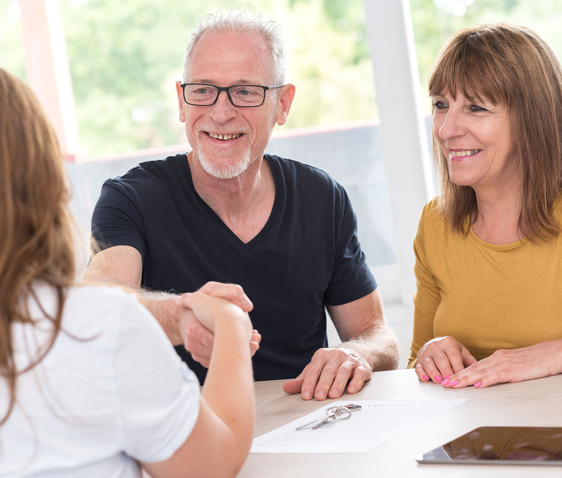 Couple meeting with financial advisor